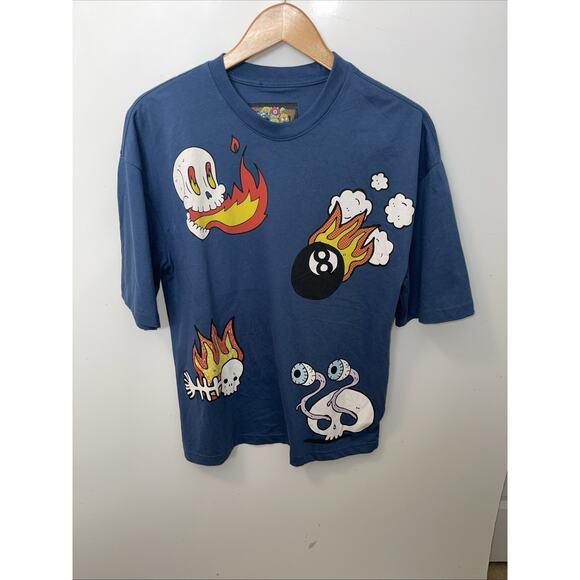 American Garage Discharge Print Size S Shirt NWOT - Picture 6 of 6